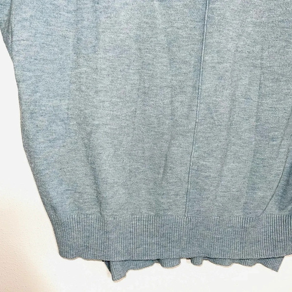 Lulus Light Blue Sweater Dolman Sleeve V-neck Oversized Pullover Xsmall Women’s - Picture 5 of 12